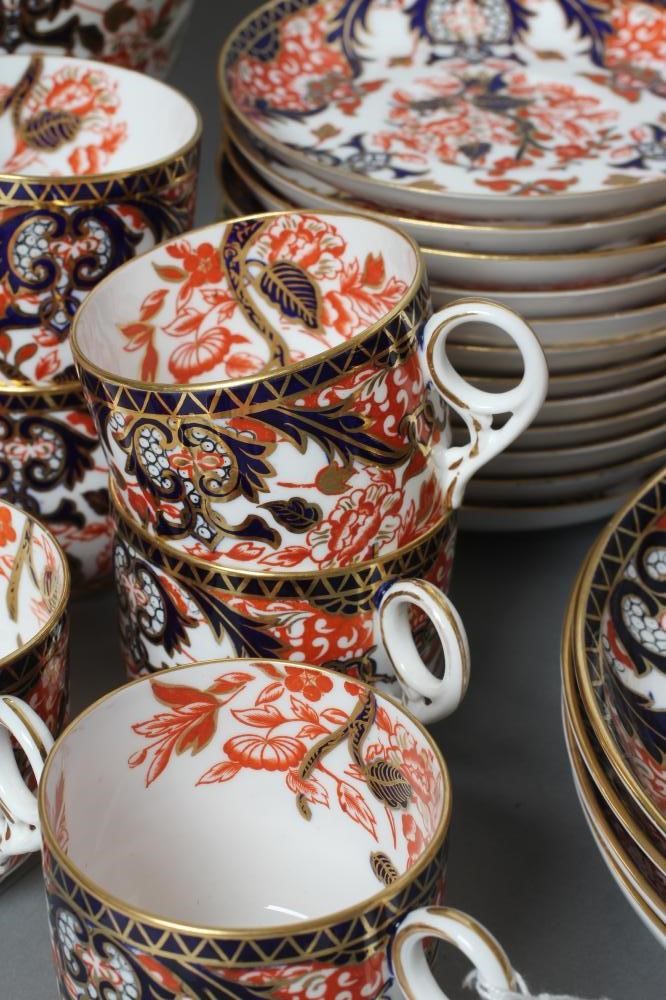 A VICTORIAN AND LATER CROWN DERBY CHINA PART TEA SERVICE Image