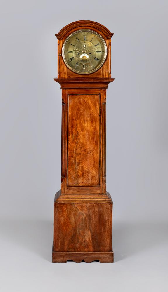 AN IRISH MAHOGANY LONGCASE by Francis Kerr Image