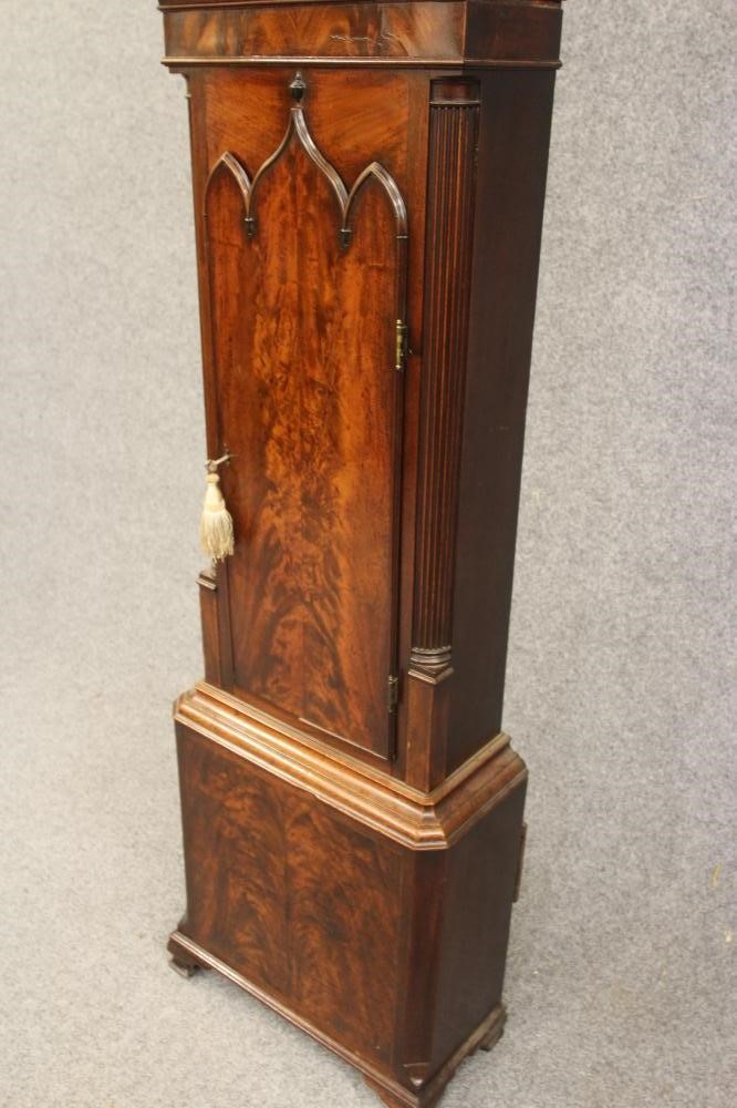 A MAHOGANY LONGCASE signed J Holland Image