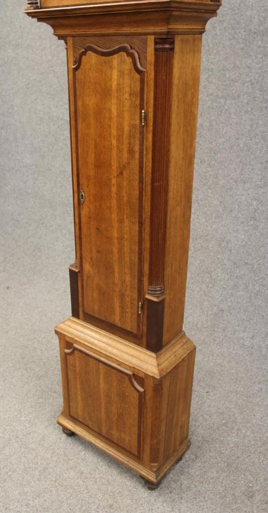 AN OAK LONGCASE signed John Wignall Image