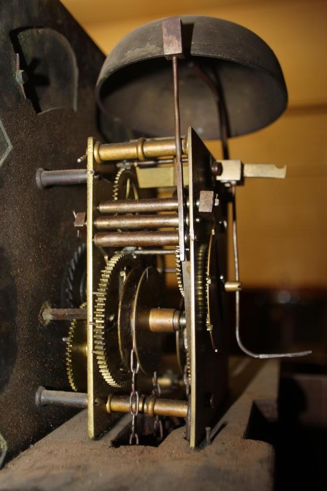 AN OAK LONGCASE signed John Wignall Image