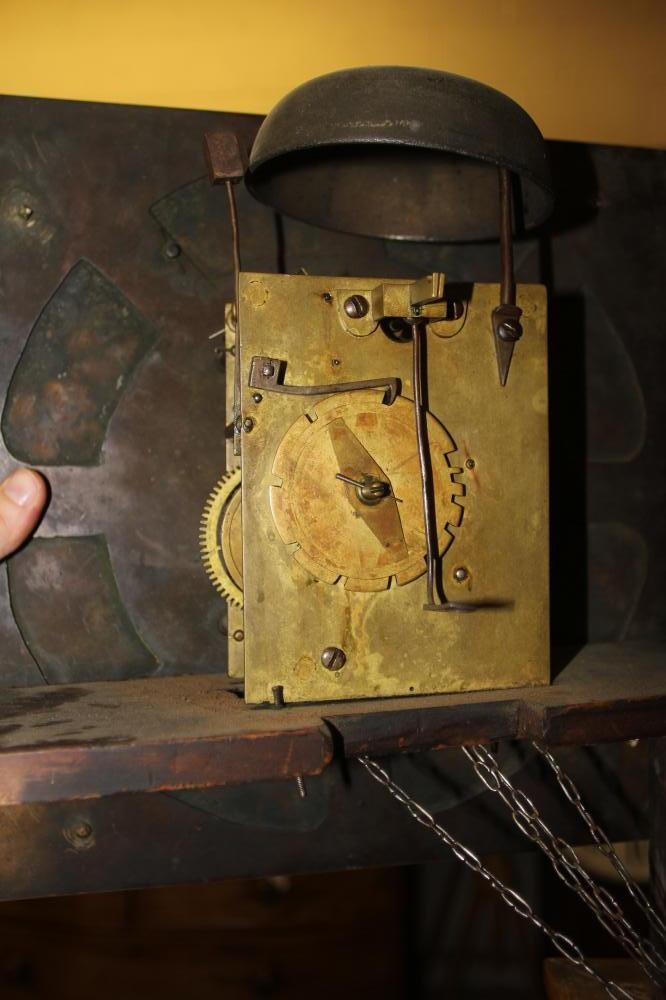 AN OAK LONGCASE signed John Wignall Image