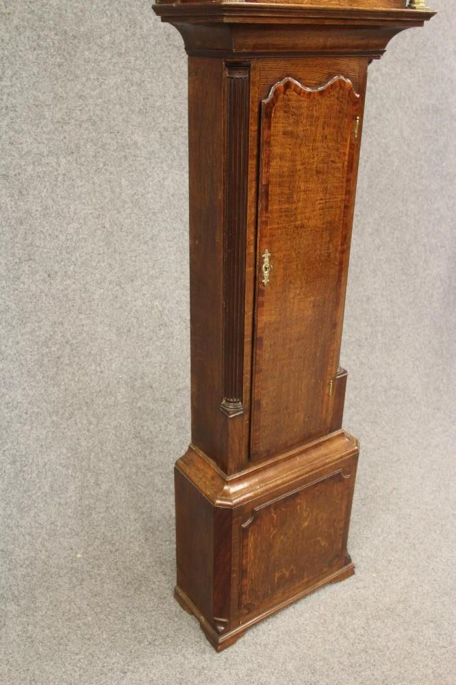 AN OAK LONGCASE signed Samuel Harley Image