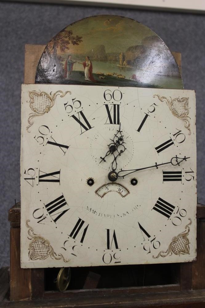 AN OAK LONGCASE signed Samuel Harley Image