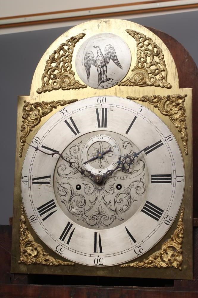A MAHOGANY LONGCASE signed Richard Rogers Image