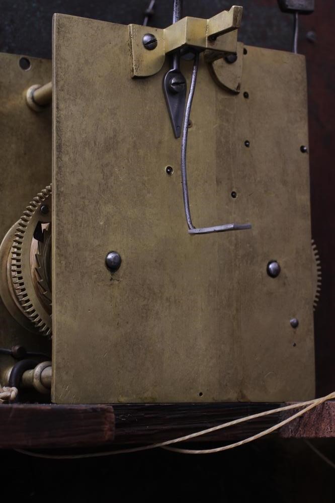 A MAHOGANY LONGCASE signed Richard Rogers Image