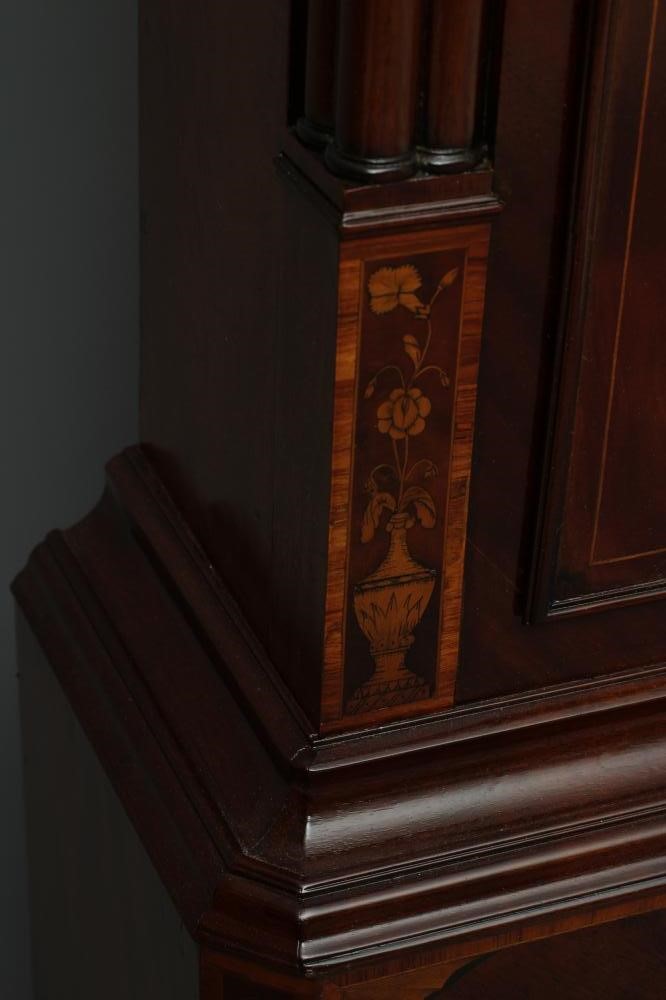 A MAHOGANY LONGCASE signed Richard Rogers Image