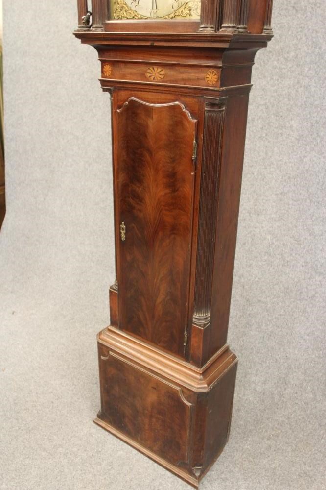 A MAHOGANY LONGCASE signed Harrison Image