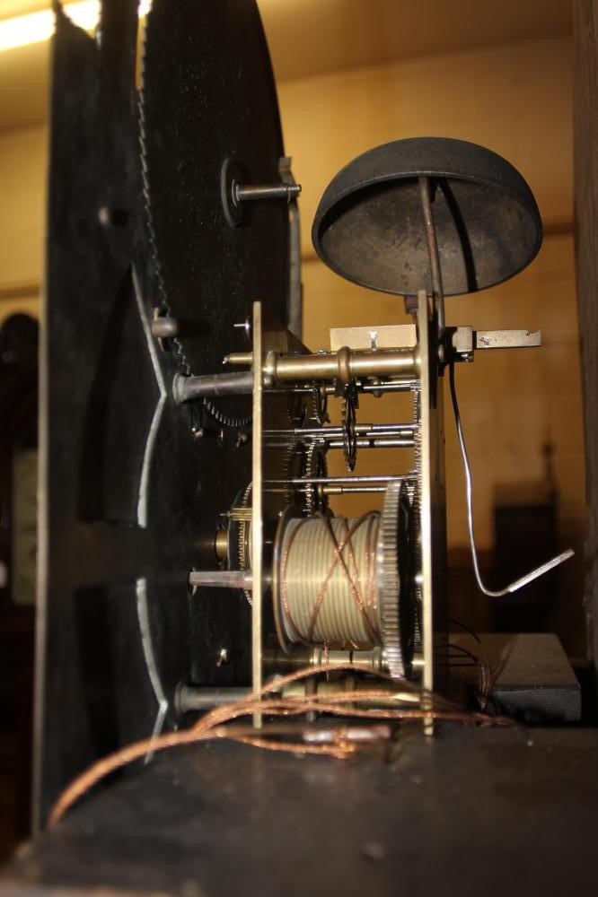 A MAHOGANY LONGCASE signed Harrison Image