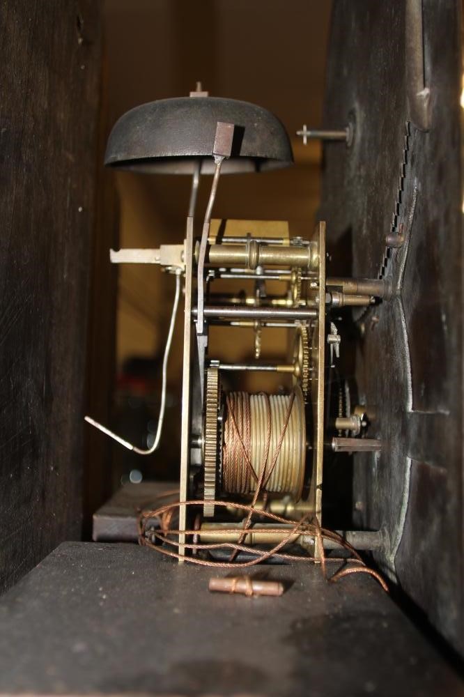 A MAHOGANY LONGCASE signed Harrison Image