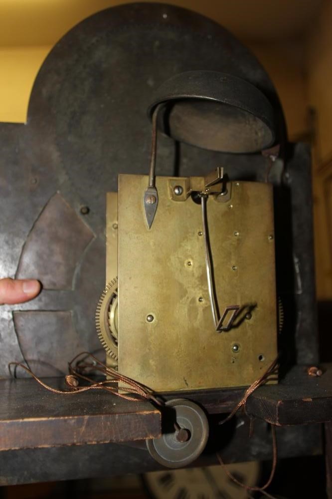 A MAHOGANY LONGCASE signed Harrison Image