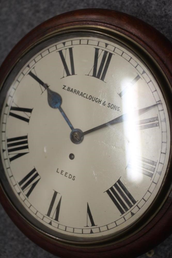 AN OAK WALL TIME PIECE Image