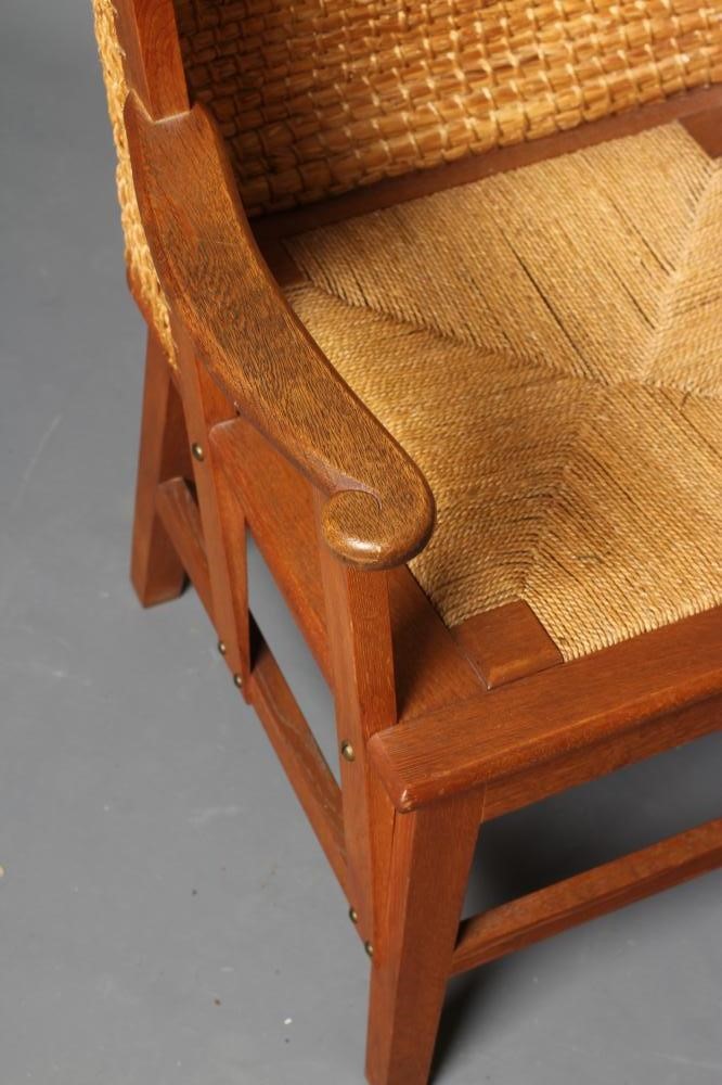 AN ORKNEY OAK CHAIR of Kirkness style Image