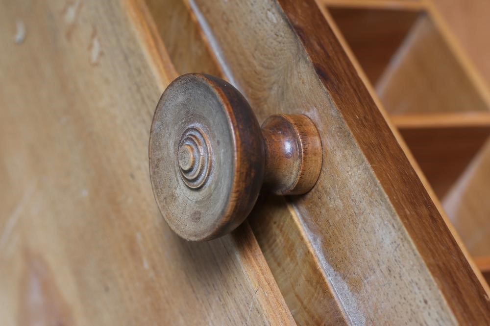A GORDON RUSSELL WALNUT WRITING TABLE Image