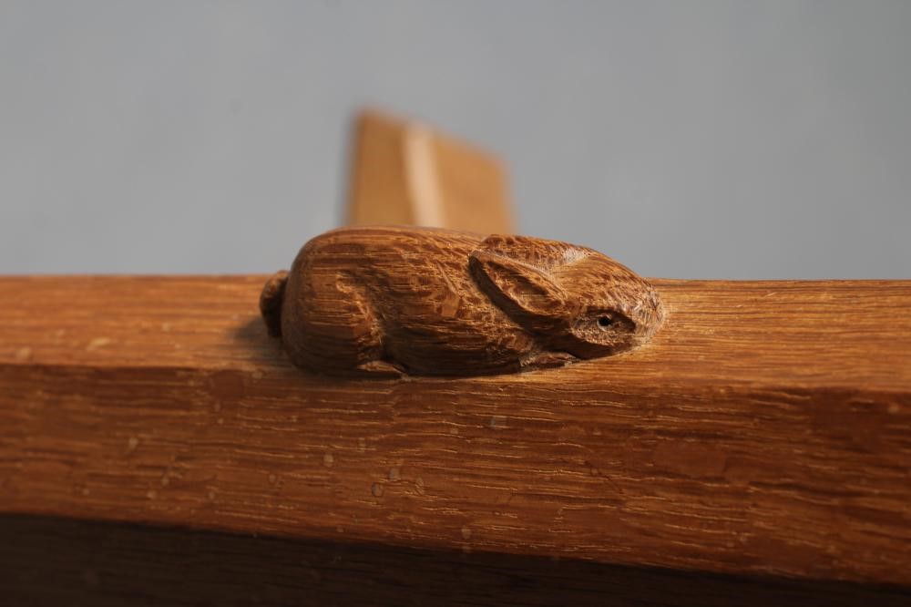 A PETER HEAP ADZED OAK SIDE TABLE Image