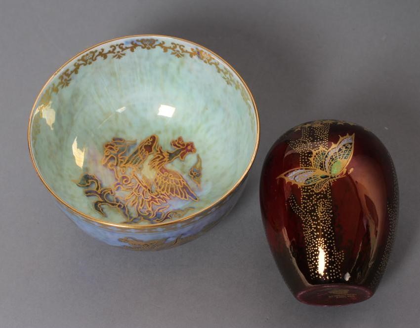 A WEDGWOOD DRAGON LUSTRE SMALL BOWL Image