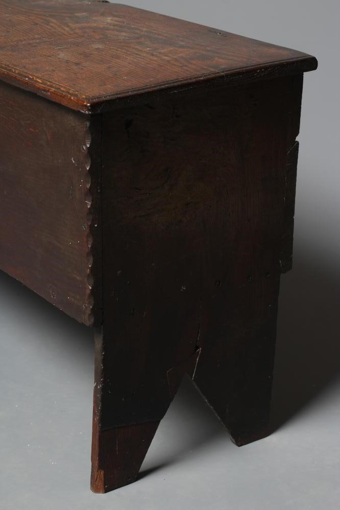 AN OAK BOARDED CHEST Image