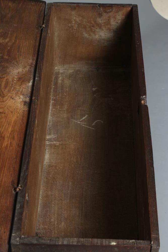 AN OAK BOARDED CHEST Image