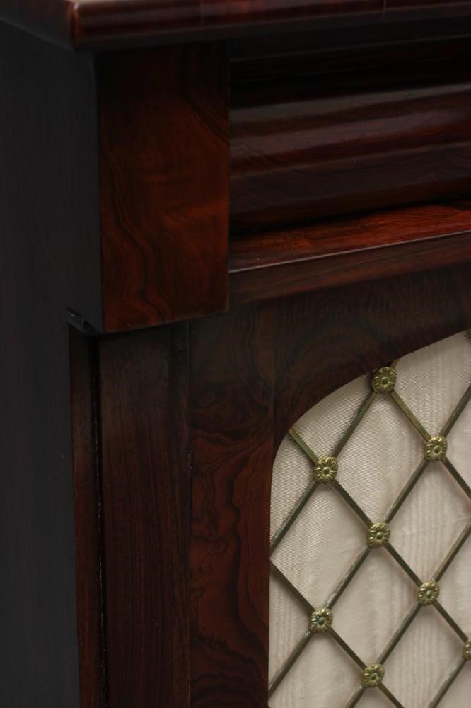 A VICTORIAN ROSEWOOD CHIFFONIER of shallow oblong form Image