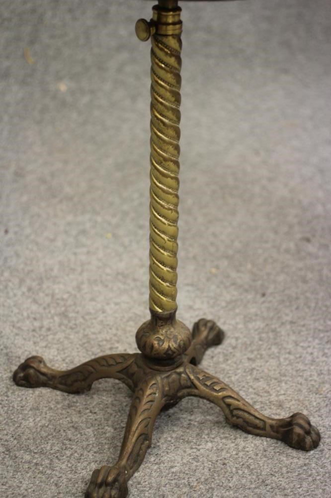 A VICTORIAN UNIVERSAL ADJUSTABLE TABLE/READING STAND patented by J. Carter Image