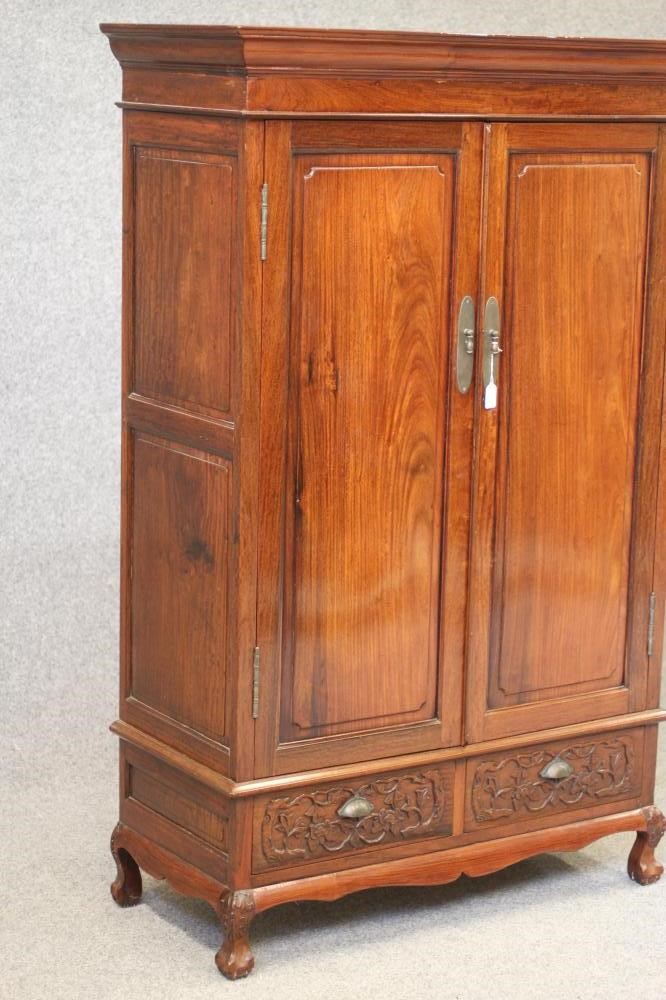 A CHINESE PANELLED CABINET Image