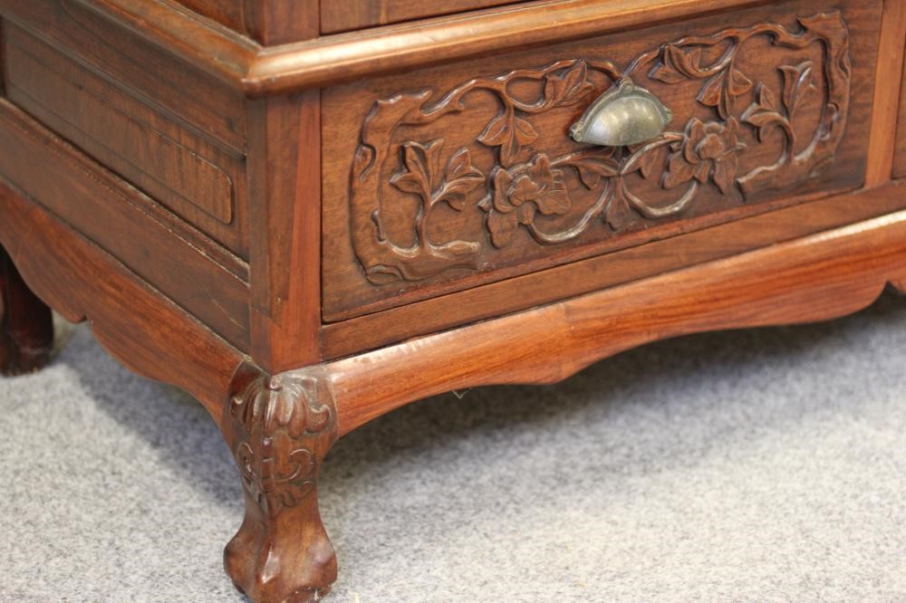 A CHINESE PANELLED CABINET Image