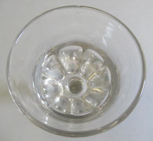 A LALIQUE GLASS COQUILLES PATTERN SMALL BOWL in pale blue Image