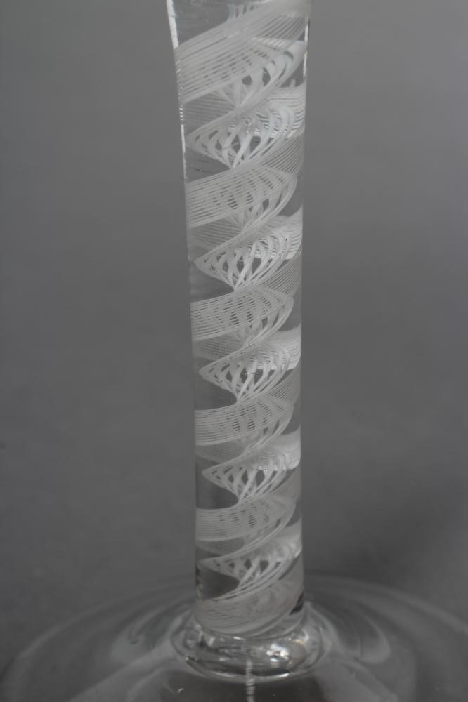 A GEORGE III WINE GLASS Image