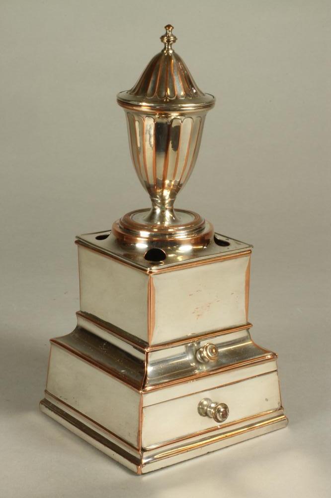 A PLATED ON COPPER DESK STANDISH Image