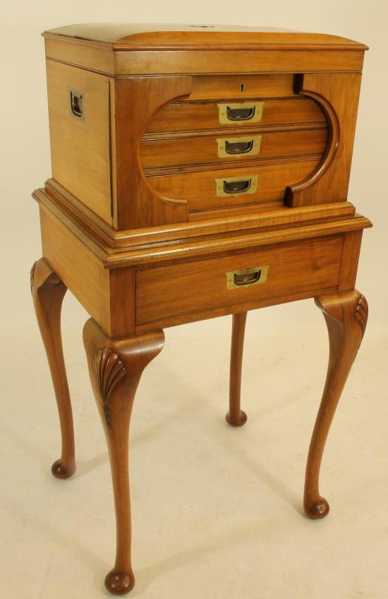 AN EXTENSIVE SILVER PLATED TABLE SERVICE Image