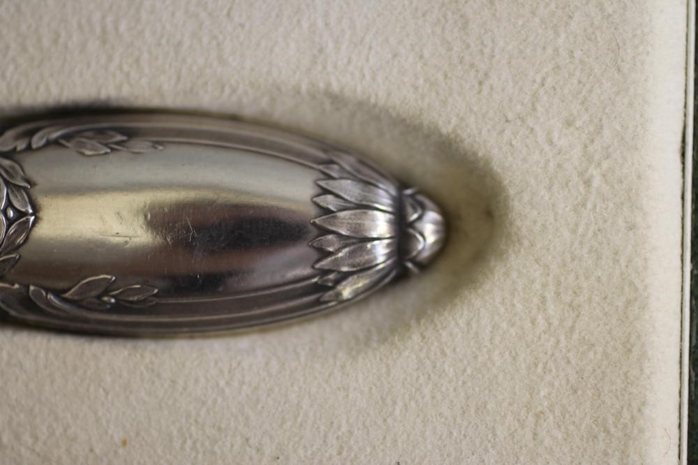 A FRENCH SILVER SERVING SET Image