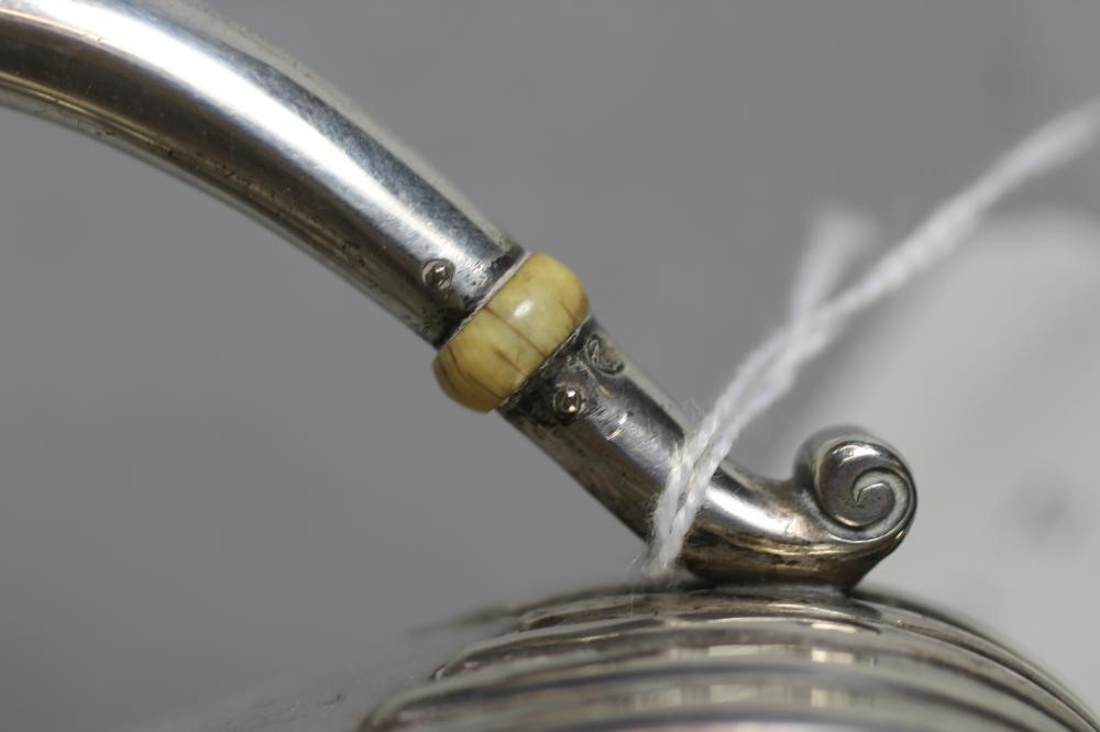 A RUSSIAN SILVER TEAPOT Image