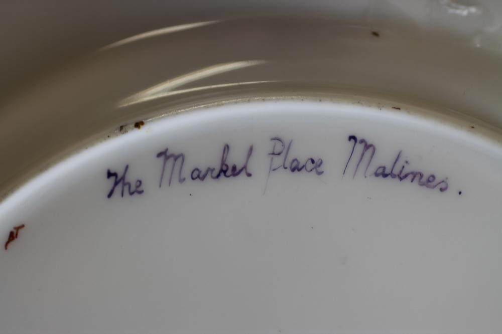 A ROYAL WORCESTER CHINA CABINET PLATE Image