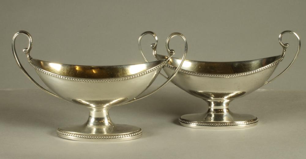 A COMPOSITE PAIR OF GEORGE III SILVER SALTS Image