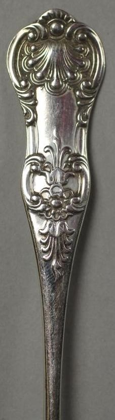 A SET OF FIVE SCOTTISH VICTORIAN SILVER DESSERT SPOONS Image