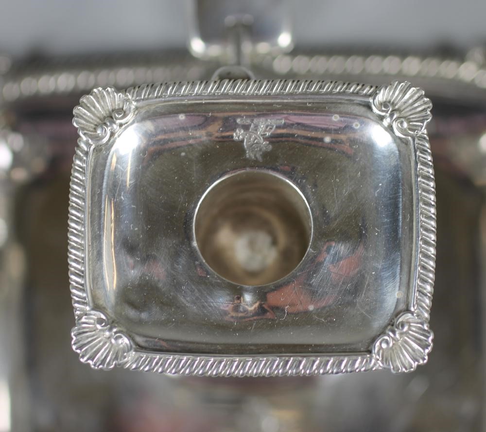 A LATE GEORGE III SILVER CHAMBERSTICK Image