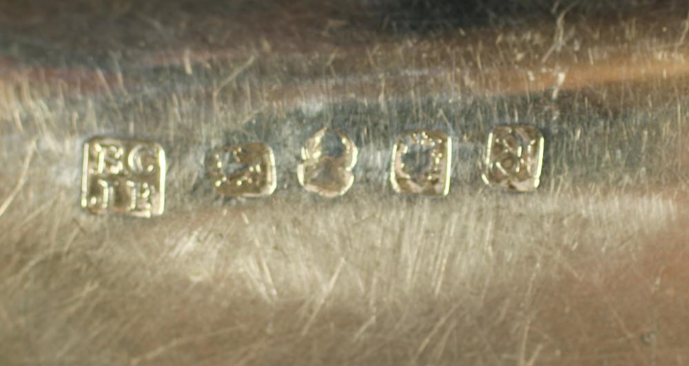 A LATE GEORGE III SILVER CHAMBERSTICK Image