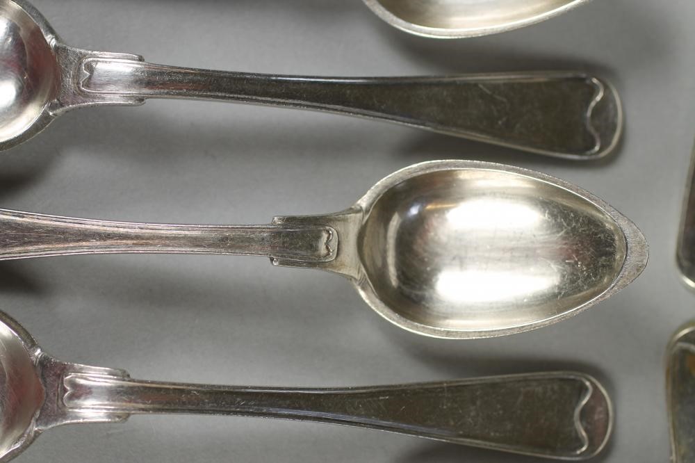 A SET OF ELEVEN SARDINIAN TEASPOONS Image