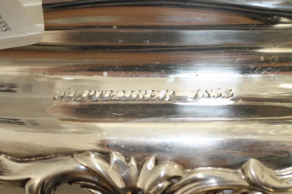 A VICTORIAN SILVER DESK STANDISH Image