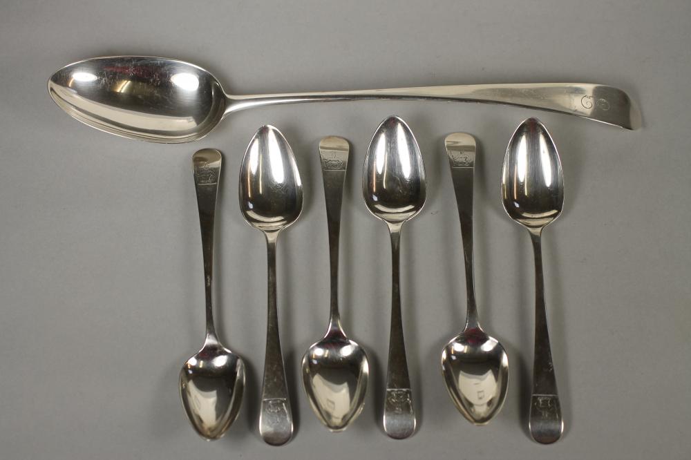 A GEORGE III SILVER BASTING SPOON Image