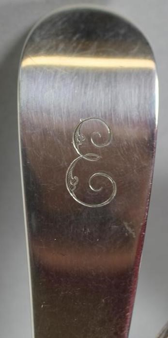 A GEORGE III SILVER BASTING SPOON Image