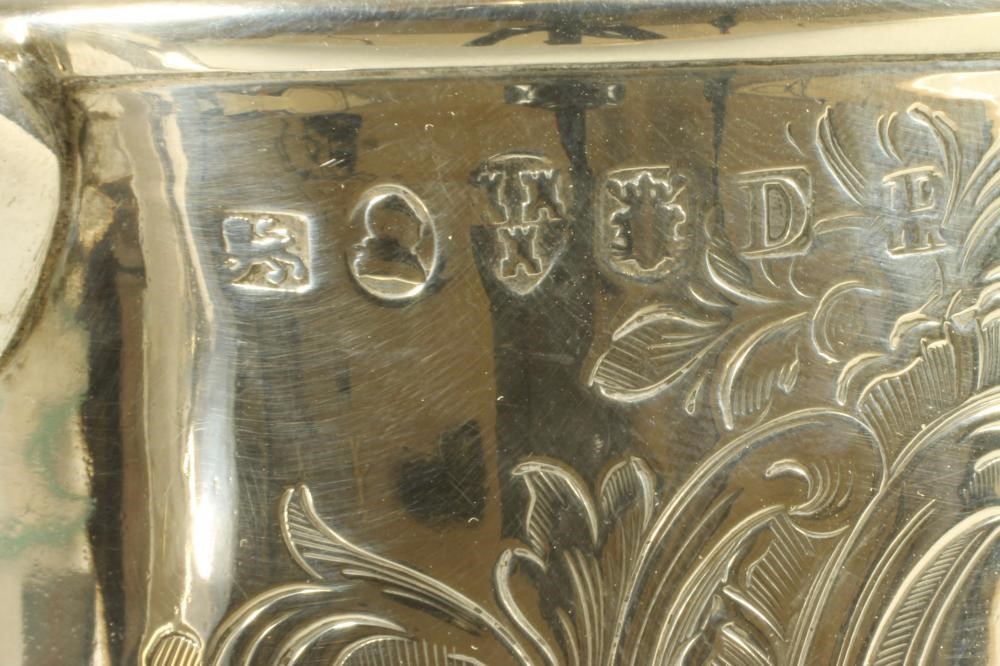 A LATE GEORGE III SILVER TWO HANDLED LOVING CUP Image