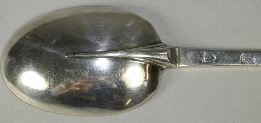 A QUEEN ANN SILVER SPOON Image