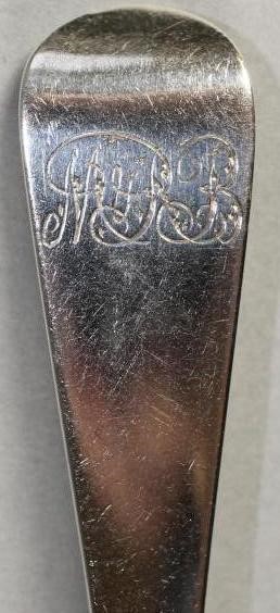 A SET OF SIX VICTORIAN SILVER TEASPOONS Image