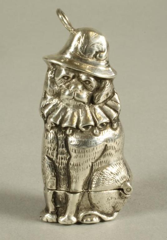 A SILVER NOVELTY VESTA CASE Image