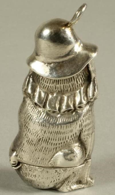 A SILVER NOVELTY VESTA CASE Image