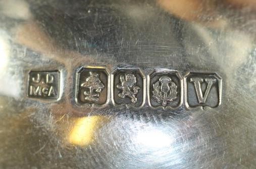 A SILVER CADDY SPOON Image