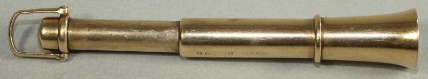 A 9CT GOLD CIGAR PIERCER Image