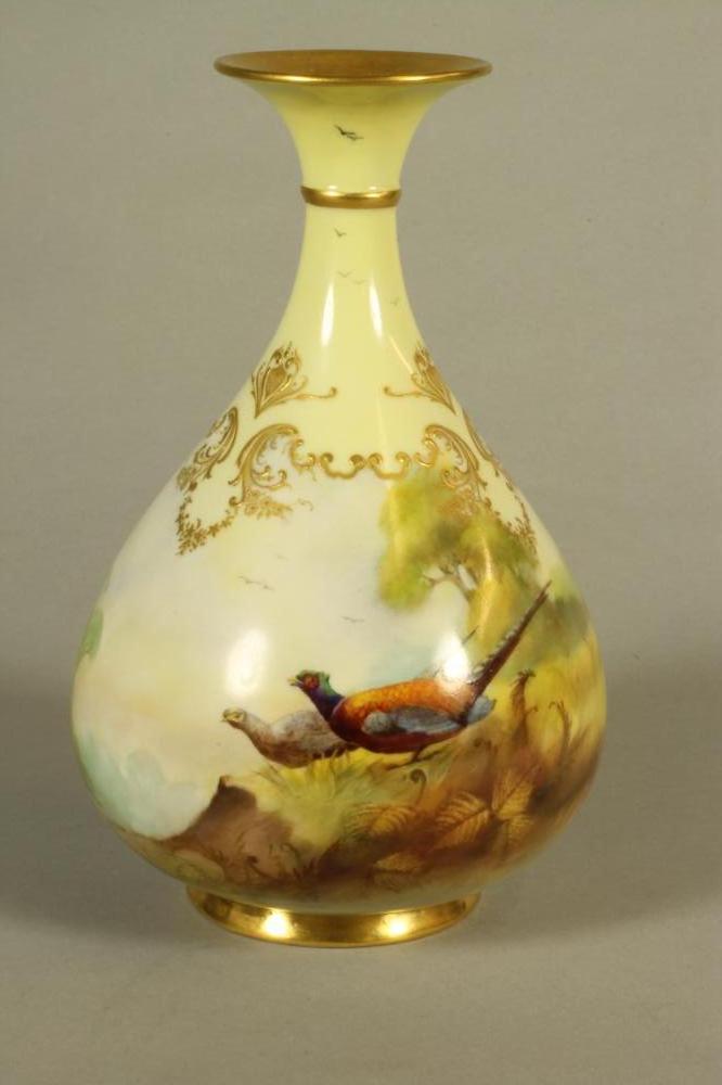 A ROYAL WORCESTER "HADLEY WARE" VASE Image