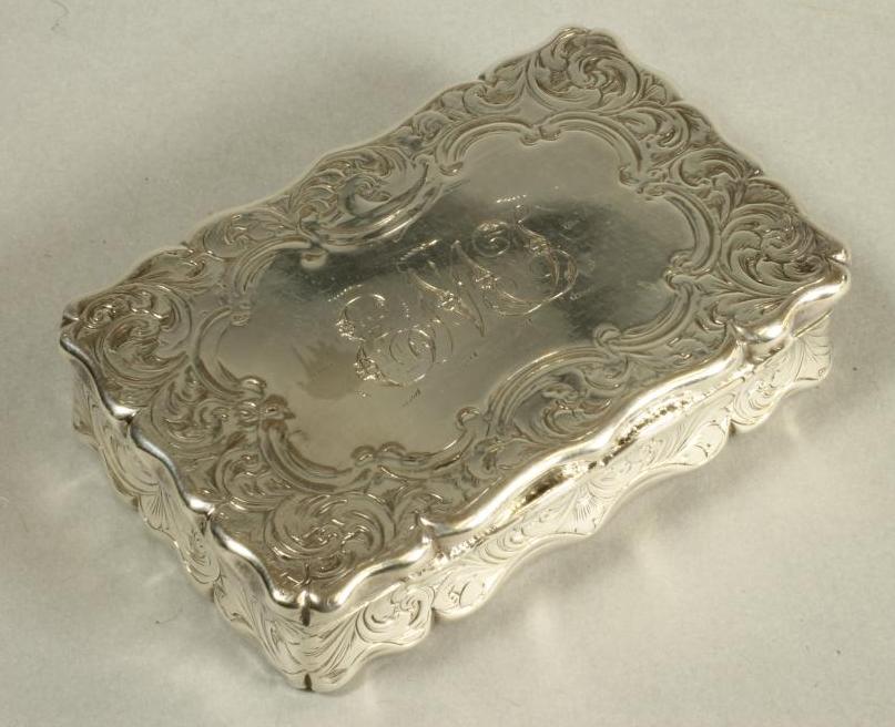 A VICTORIAN SILVER VINAIGRETTE Image